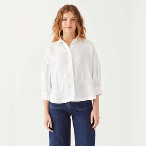 ▫️Voyageur by MERSEA Lucca Linen White Shirt S